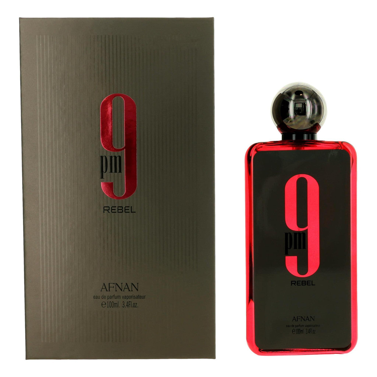 AFNAN 9pm Rebel 3.4oz 100ml Eau De Parfum Spray For Unisex