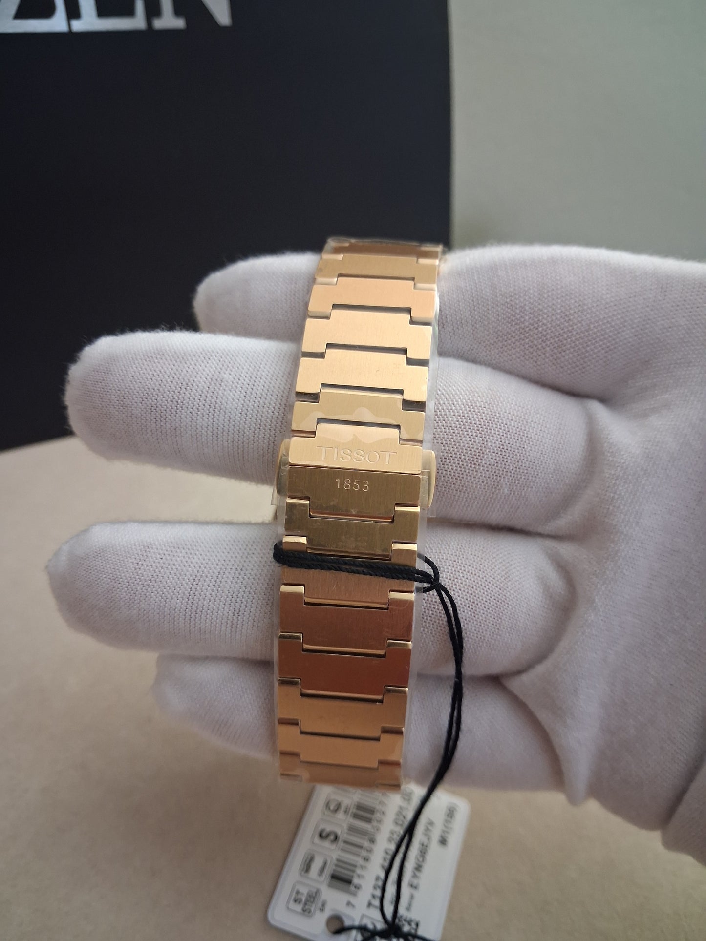 Tissot PRX Swiss Quartz Gold Dial Men's Watch 40mm