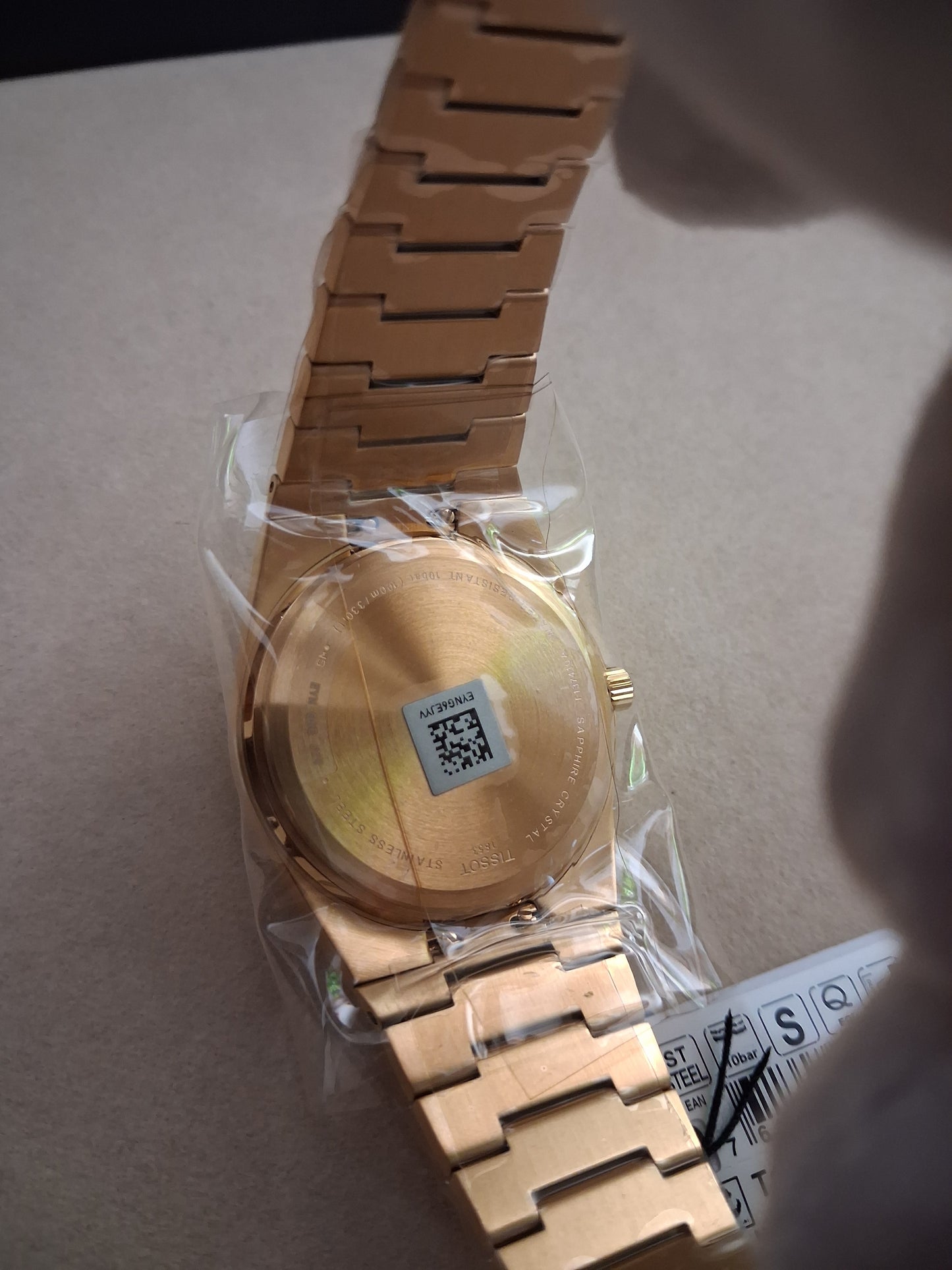 Tissot PRX Swiss Quartz Gold Dial Men's Watch 40mm