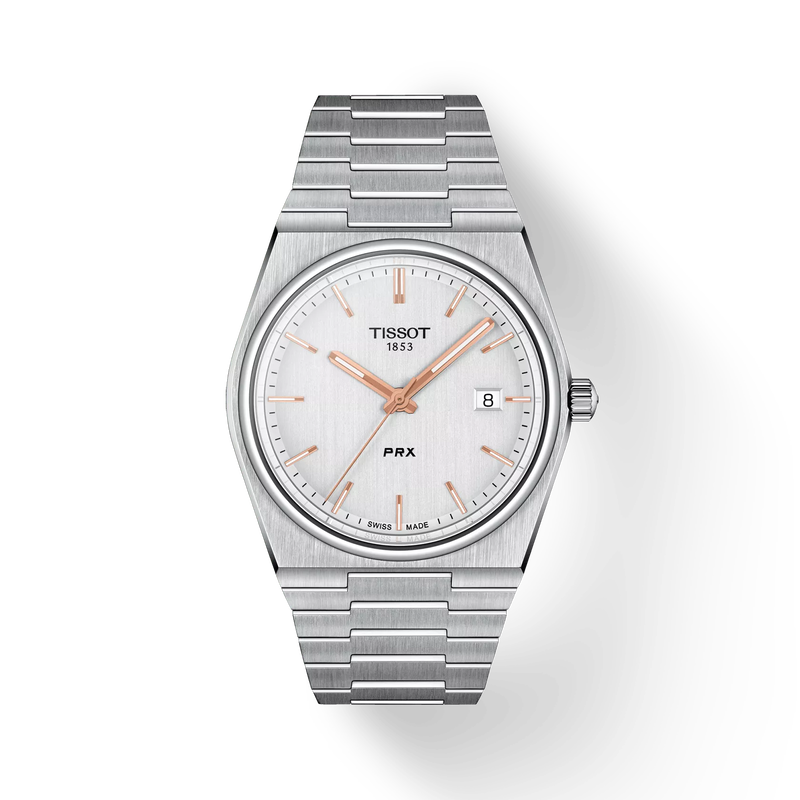 Tissot PRX Swiss Quartz Silver Dial Men's Watch 40mm