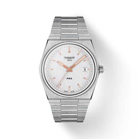 Tissot PRX Swiss Quartz Silver Dial Men's Watch 40mm