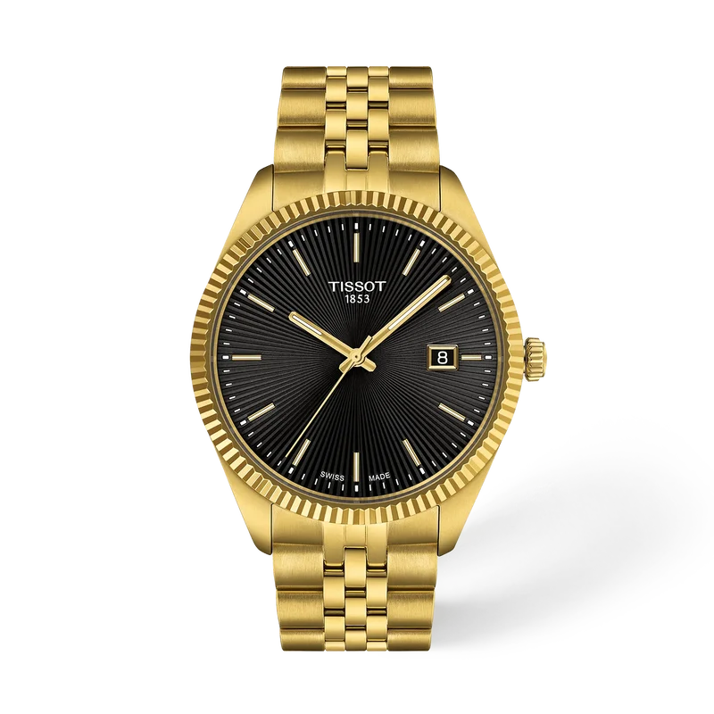 Tissot Ballade Quartz Black Dial Men's Watch 40mm