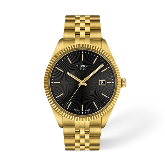 Tissot Ballade Quartz Black Dial Men's Watch 40mm