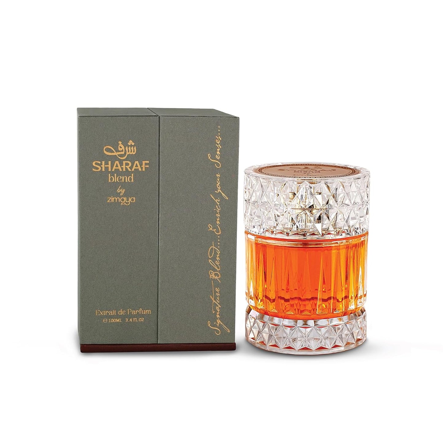 ZIMAYA Sharaf Blend 3.4oz 100ml Extrait de Parfum Spray for Unisex