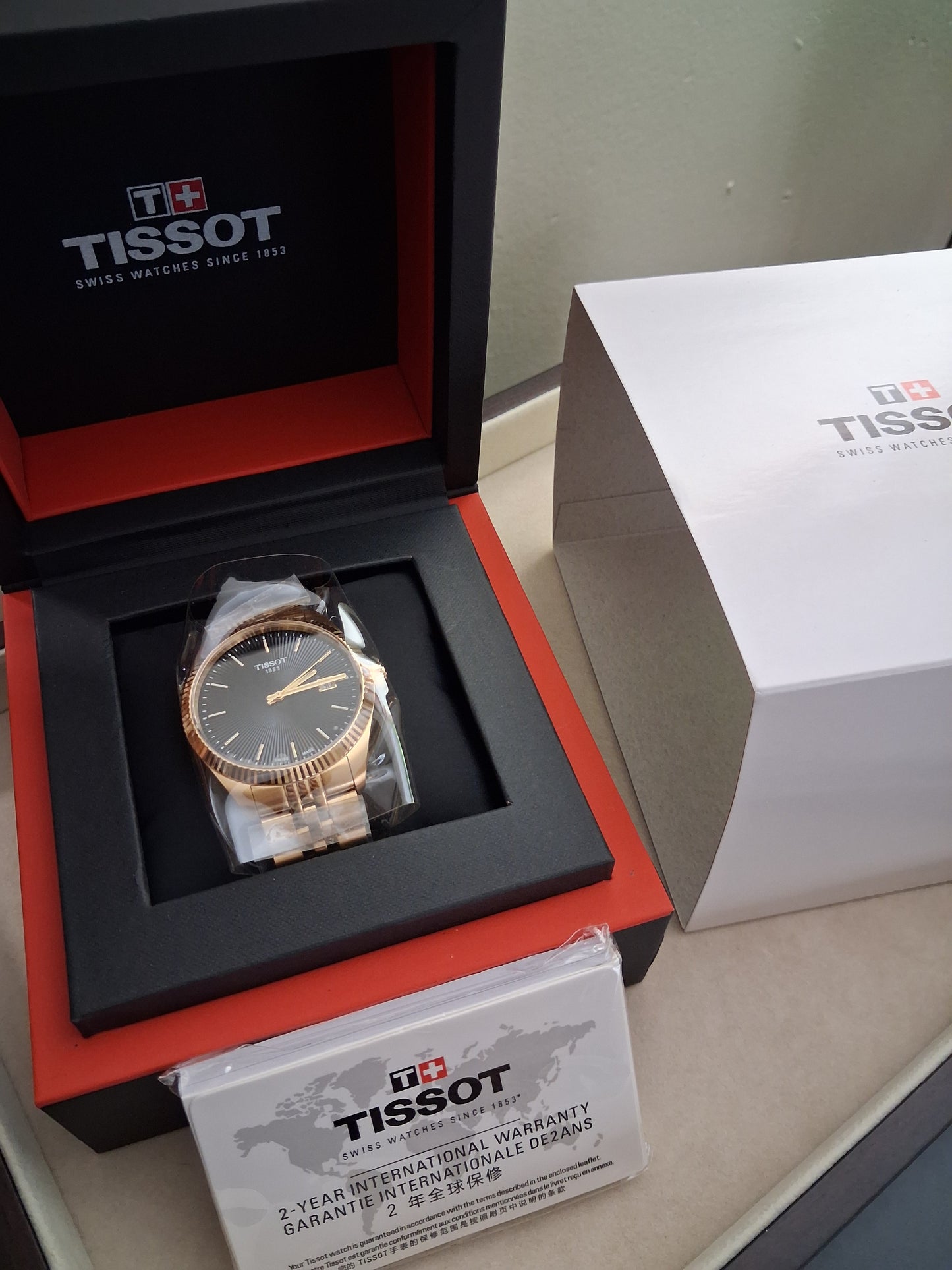 Tissot Ballade Quartz Black Dial Men's Watch 40mm