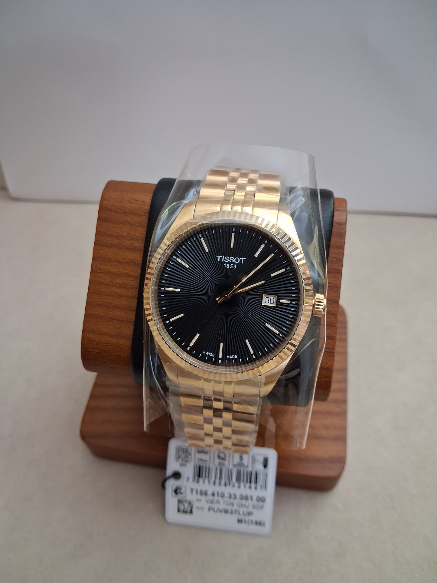 Tissot Ballade Quartz Black Dial Men's Watch 40mm
